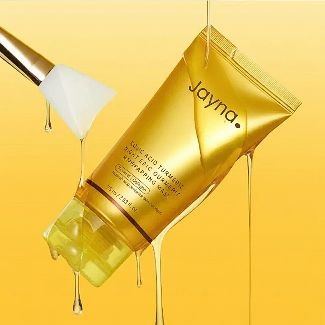 Jayna – Mascarilla Facial Coreana con Cúrcuma y Colágeno