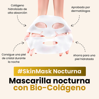 SkinMask™ – Mascarilla Bio-Colágeno Antiarrugas 75%